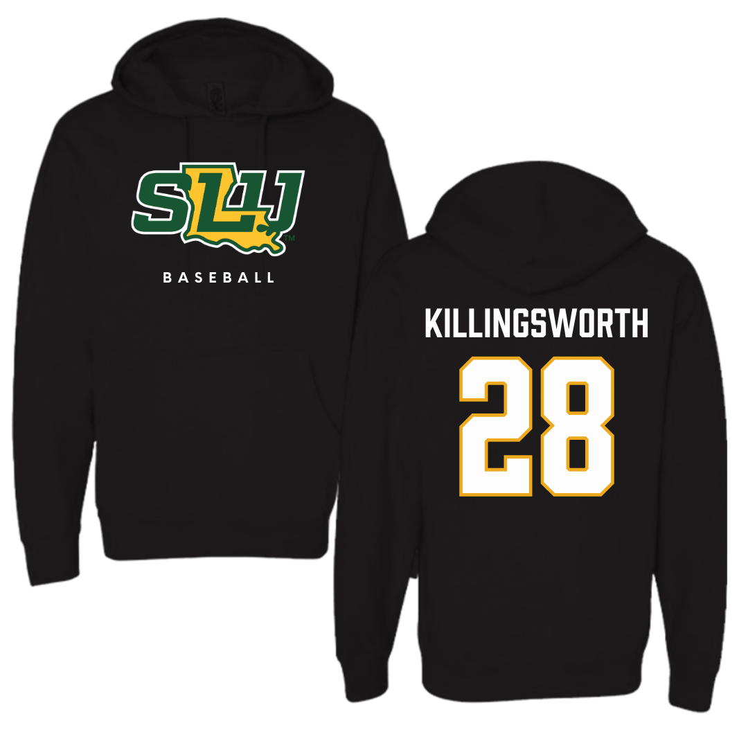 Southeastern Louisiana University Baseball Black Hoodie  - #28 Jake Killingsworth