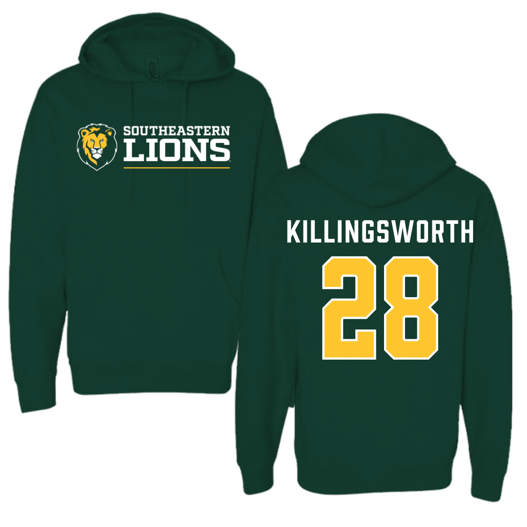 Southeastern Louisiana University Baseball Forest Green Hoodie  - #28 Jake Killingsworth