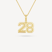 Gold Presidents Pendant and Chain - #28 Gibb Coady