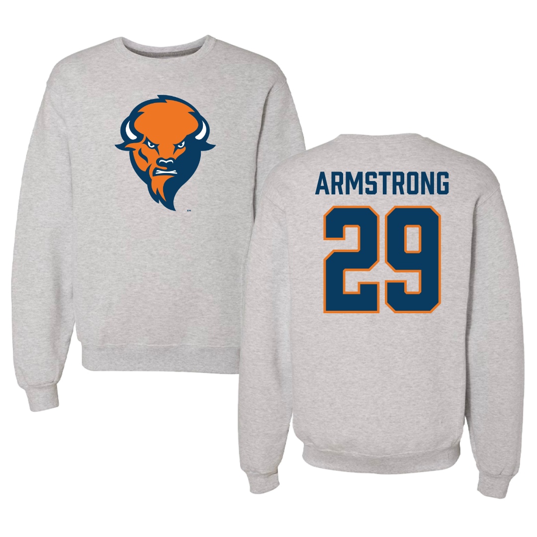 Bucknell University Lacrosse Gray Crewneck  - #29 Tommy Armstrong