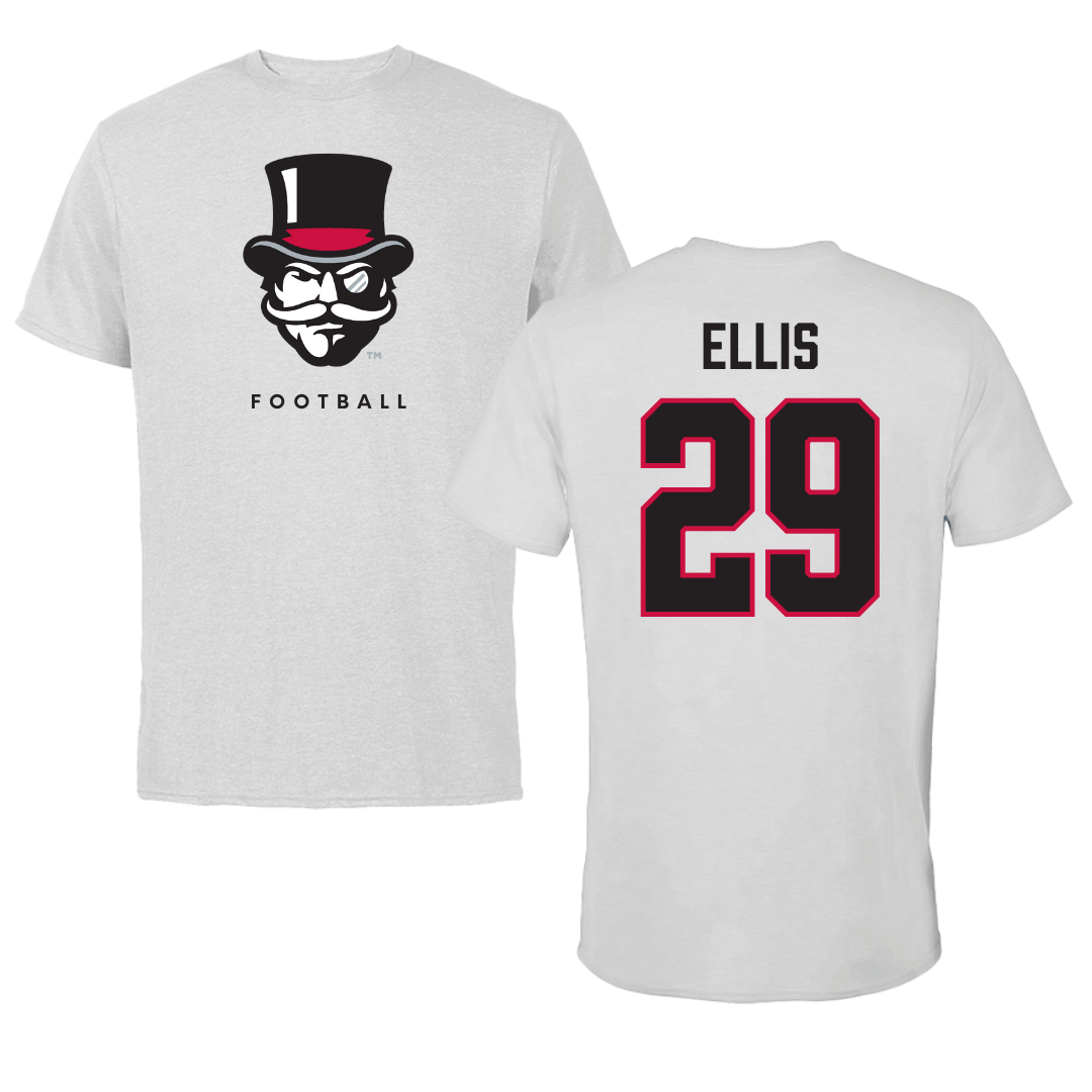 Austin Peay State University Football Gray Mascot Tee - #29 Ellis Ellis