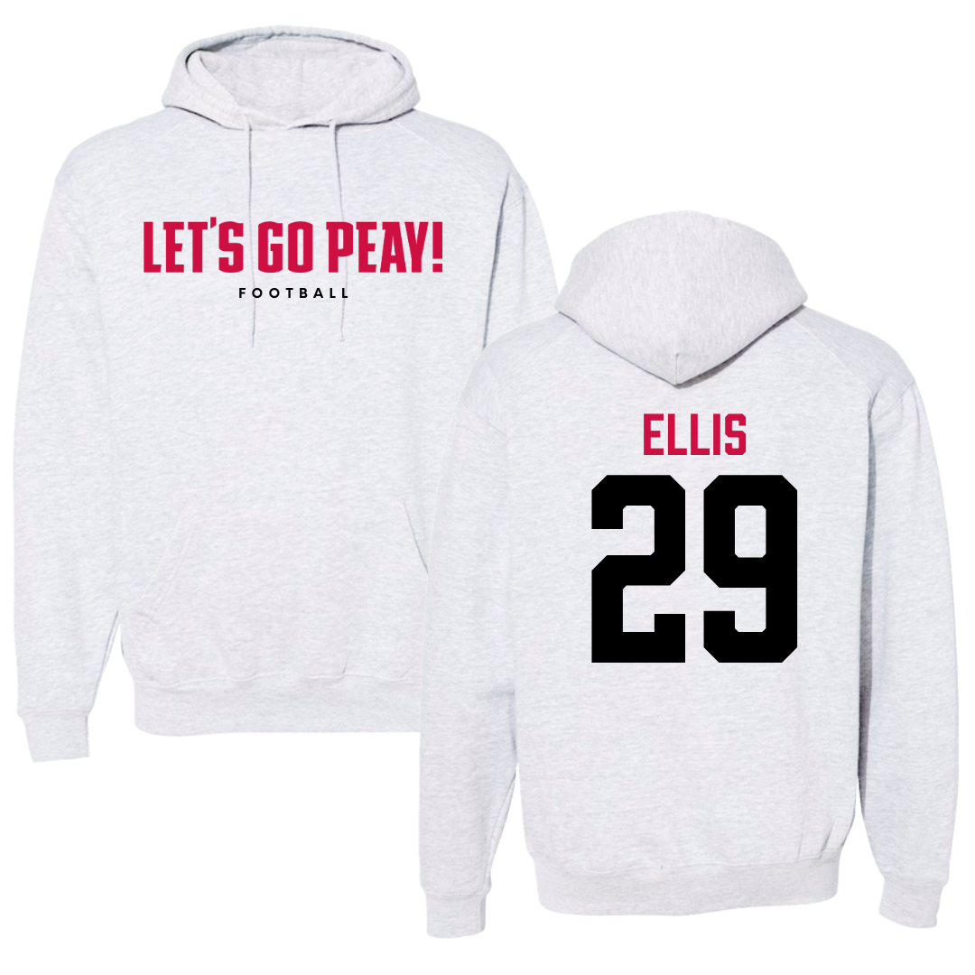 Austin Peay State University Football Gray Hoodie  - #29 Ellis Ellis