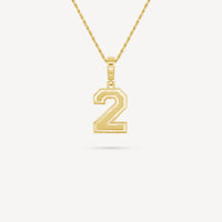 Gold Presidents Pendant and Chain - #2 TK Pitts