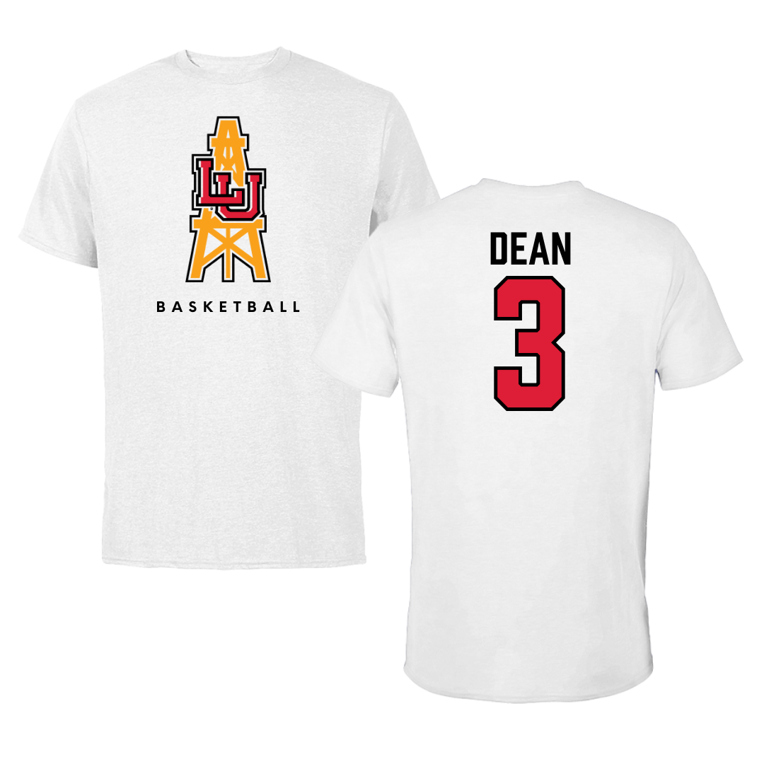 Lamar University Basketball White Tee  - #3 Sabria Dean