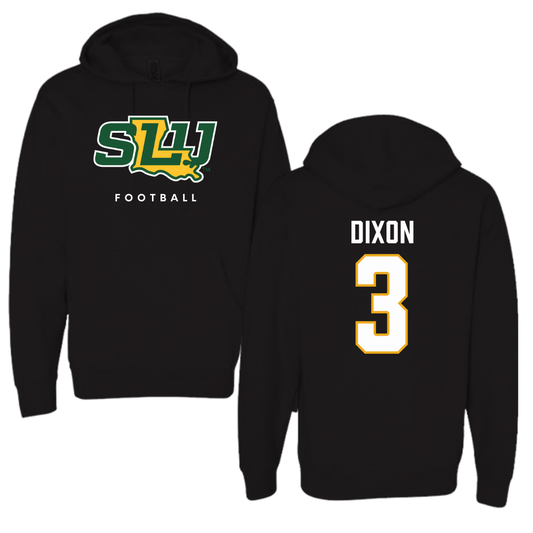 Southeastern Louisiana University Football Black Hoodie  - #3 Harlan Dixon