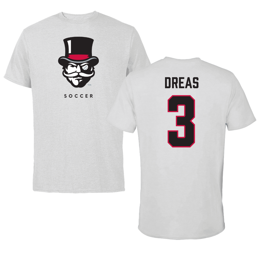Austin Peay State University Soccer Gray Mascot Tee - #3 Ellie Dreas