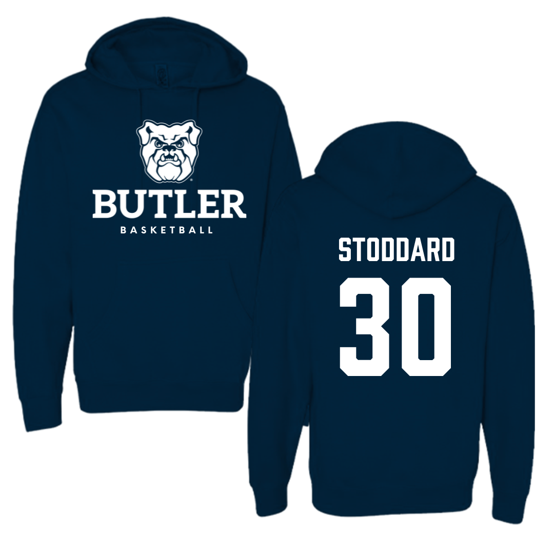 Butler University Basketball Navy Hoodie  - #30 Abby Stoddard