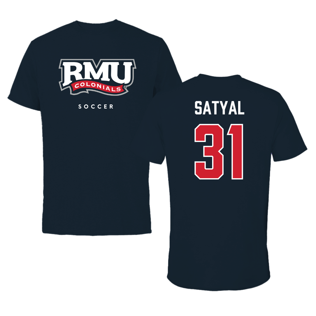 Robert Morris University Soccer Navy Tee  - #31 Deetya Satyal