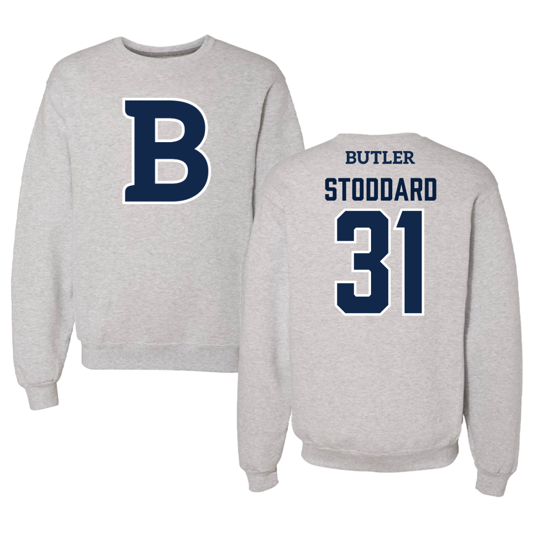 Butler University Basketball Gray Crewneck  - #31 Lilly Stoddard