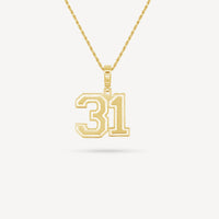 Gold Presidents Pendant and Chain - #31 Liviya Rubin