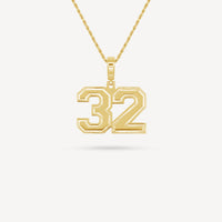 Gold Presidents Pendant and Chain - #32 Adam Hamed