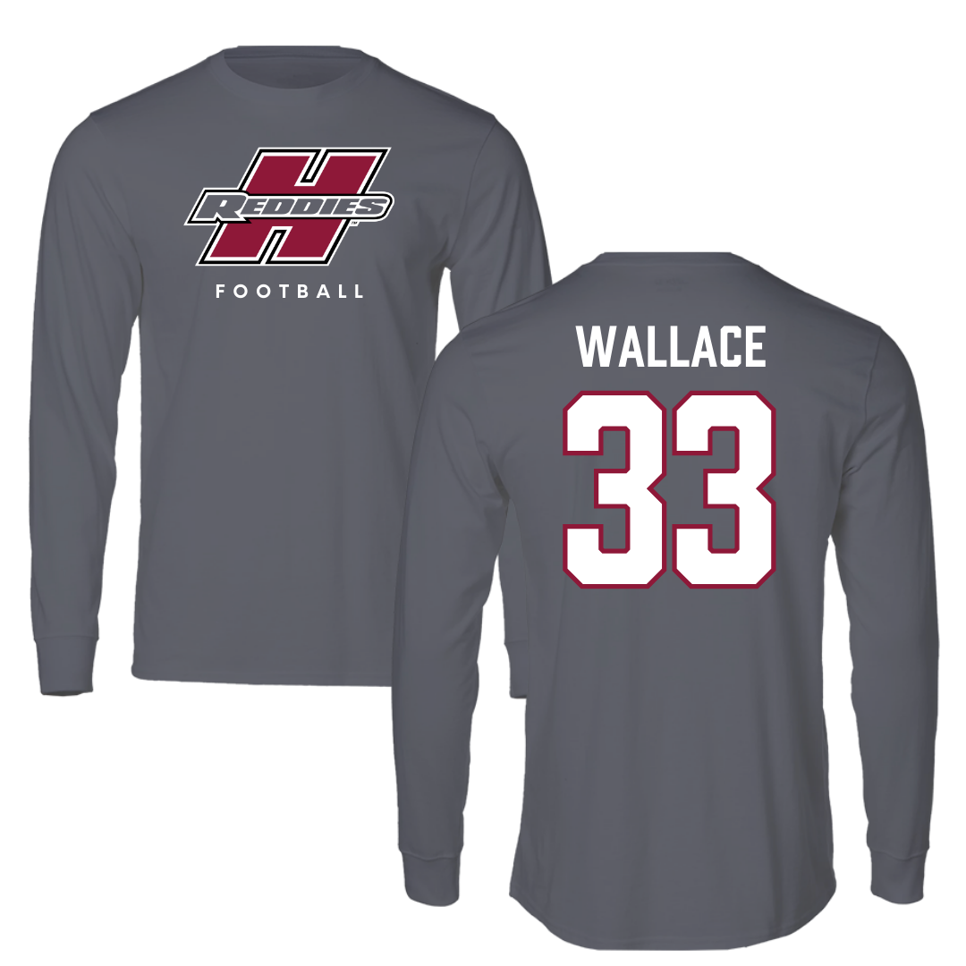 Henderson State University Football Gray Long Sleeve  - #33 Catrell Wallace