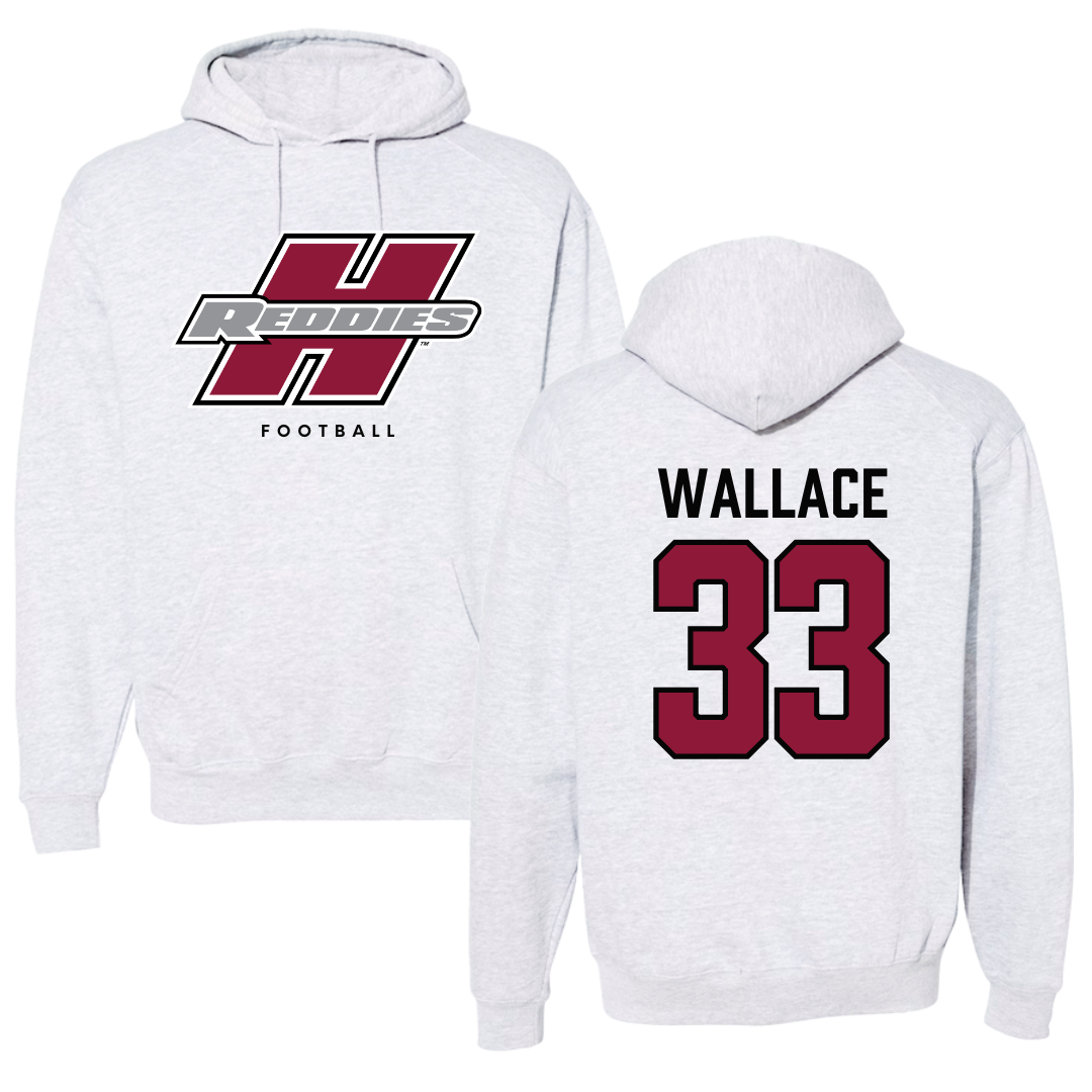 Henderson State University Football Gray Hoodie  - #33 Catrell Wallace