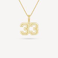 Gold Presidents Pendant and Chain - #33 Elyse Finnelle