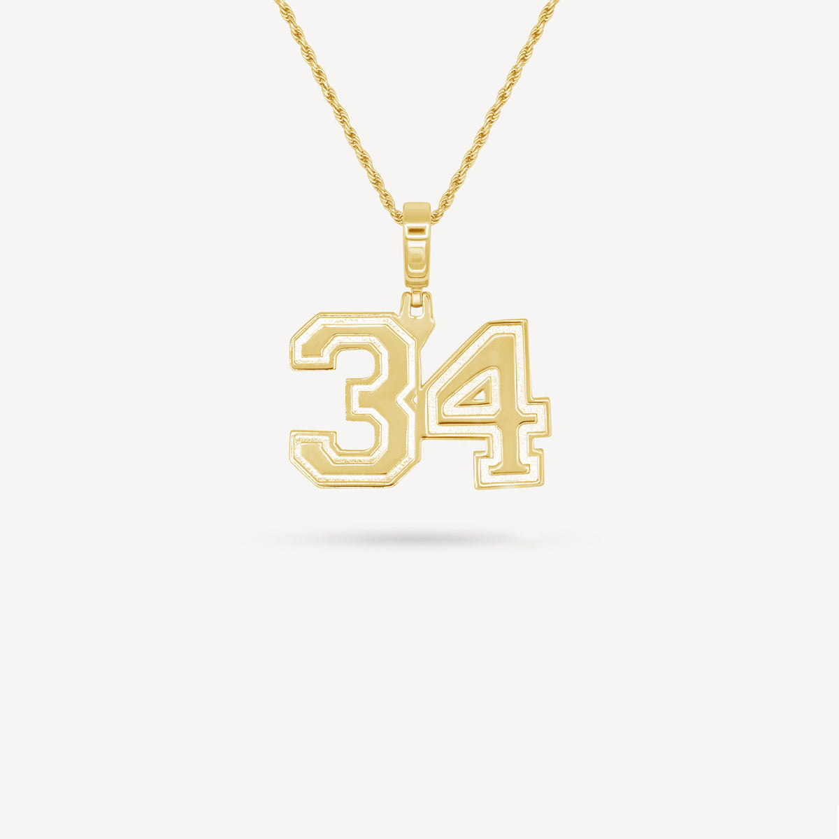 Gold Presidents Pendant and Chain - #34 Ryan Thompson