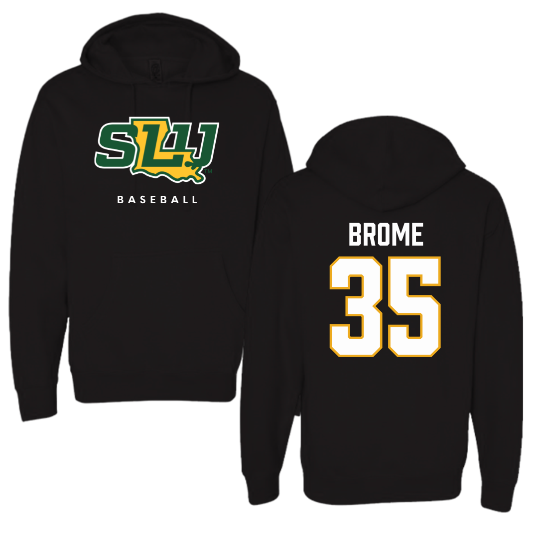 Southeastern Louisiana University Baseball Black Hoodie  - #35 Ryan Brome
