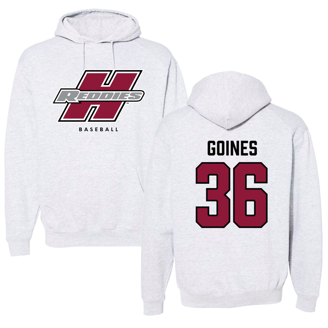 Henderson State University Baseball Gray Hoodie  - #36 Dawson Goines