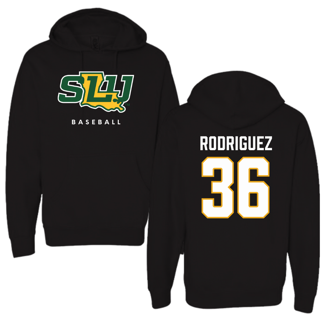 Southeastern Louisiana University Baseball Black Hoodie  - #36 Jackson Rodriguez
