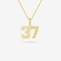 Gold Presidents Pendant and Chain - #37 Britt Yount