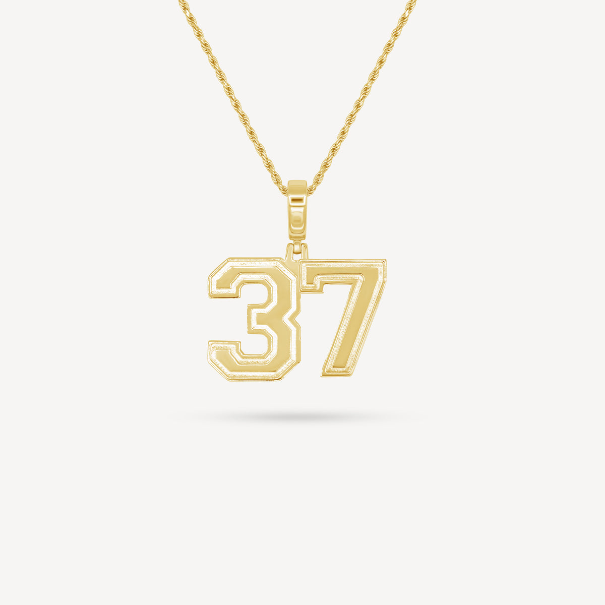 Gold Presidents Pendant and Chain - #37 Brodey Walker