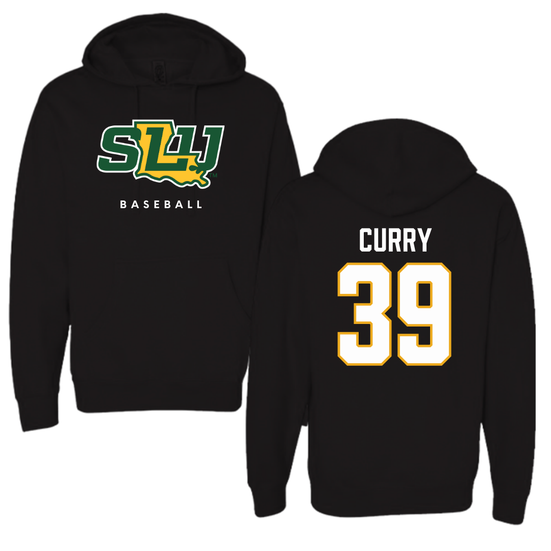 Southeastern Louisiana University Baseball Black Hoodie  - #39 Michael Curry