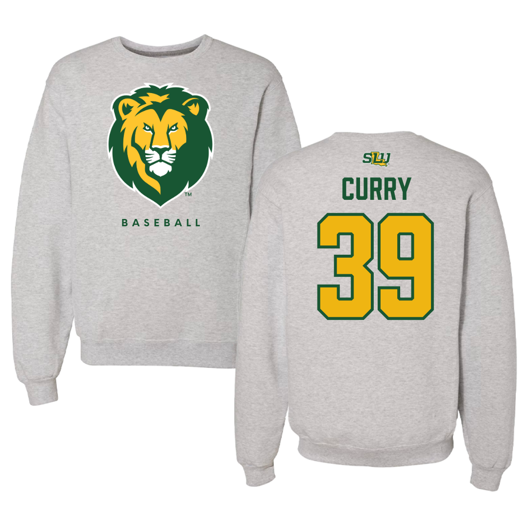Southeastern Louisiana University Baseball Gray Crewneck  - #39 Michael Curry