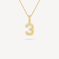 Gold Presidents Pendant and Chain - #3 Eugene Wilson III