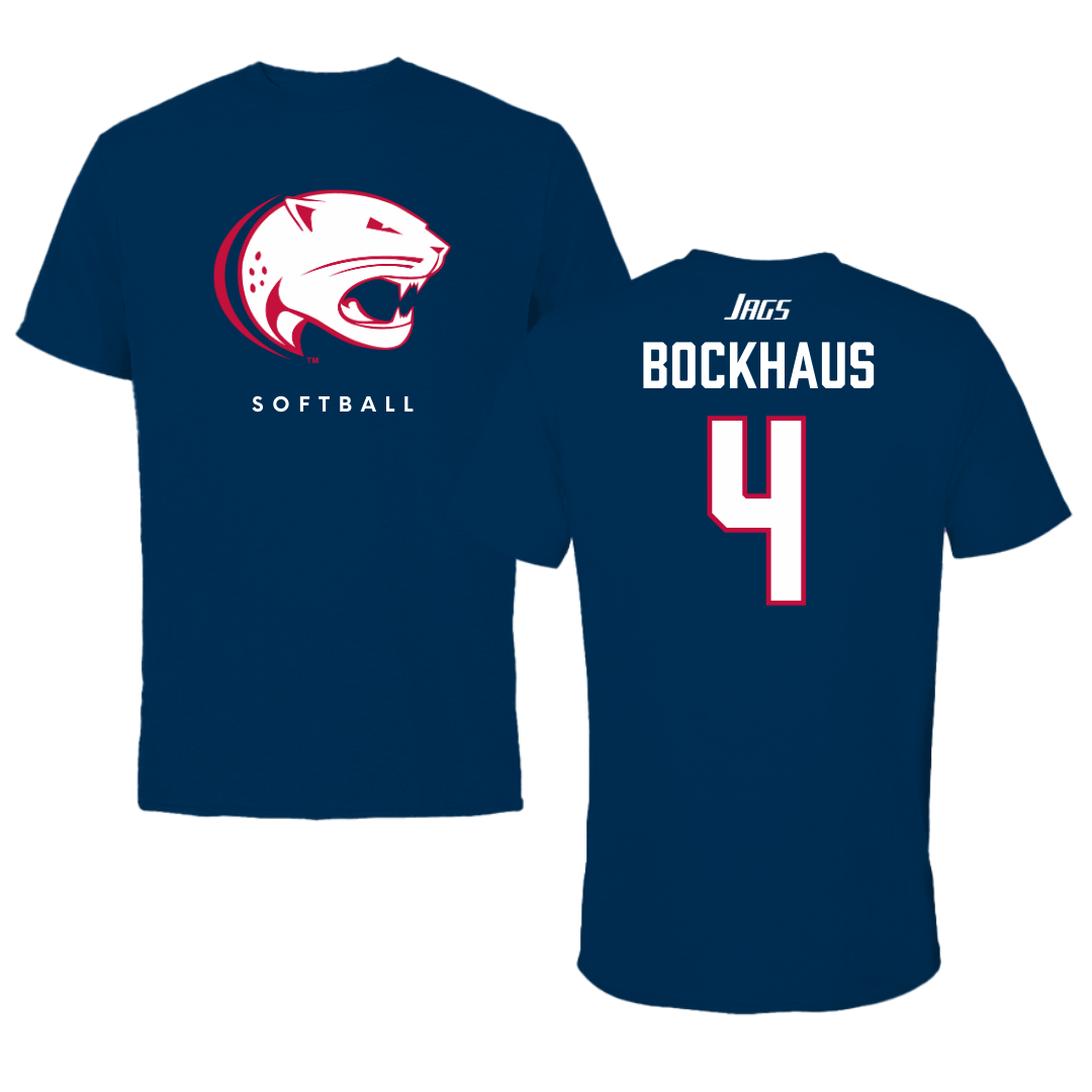 University of South Alabama Softball Navy Tee  - #4 Brooklynn Bockhaus