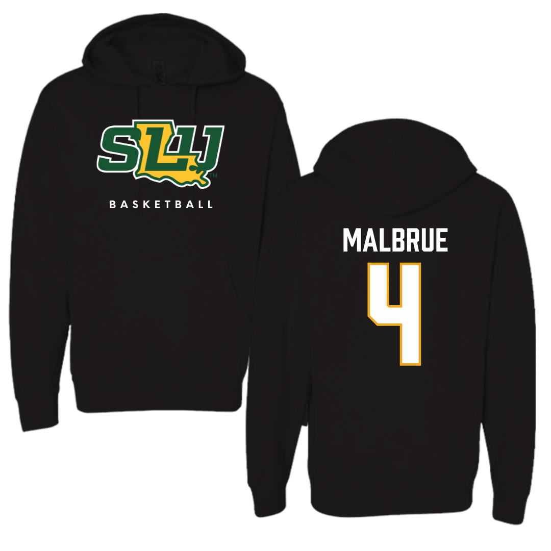 Southeastern Louisiana University Basketball Black Hoodie  - #4 Jason Malbrue