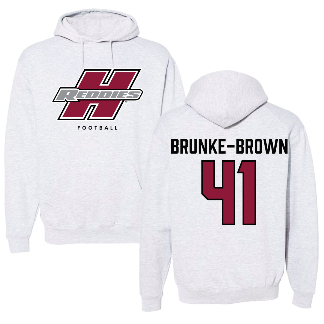 Henderson State University Football Gray Hoodie  - #41 Colton Brunke-Brown