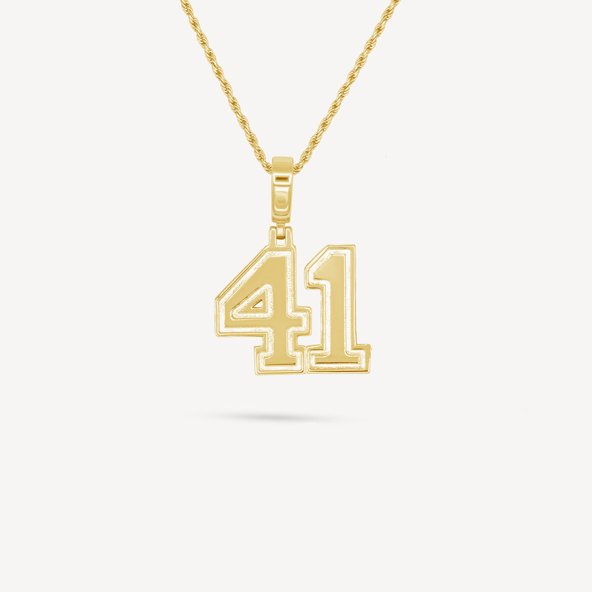 Gold Presidents Pendant and Chain - #41 Chase Richter