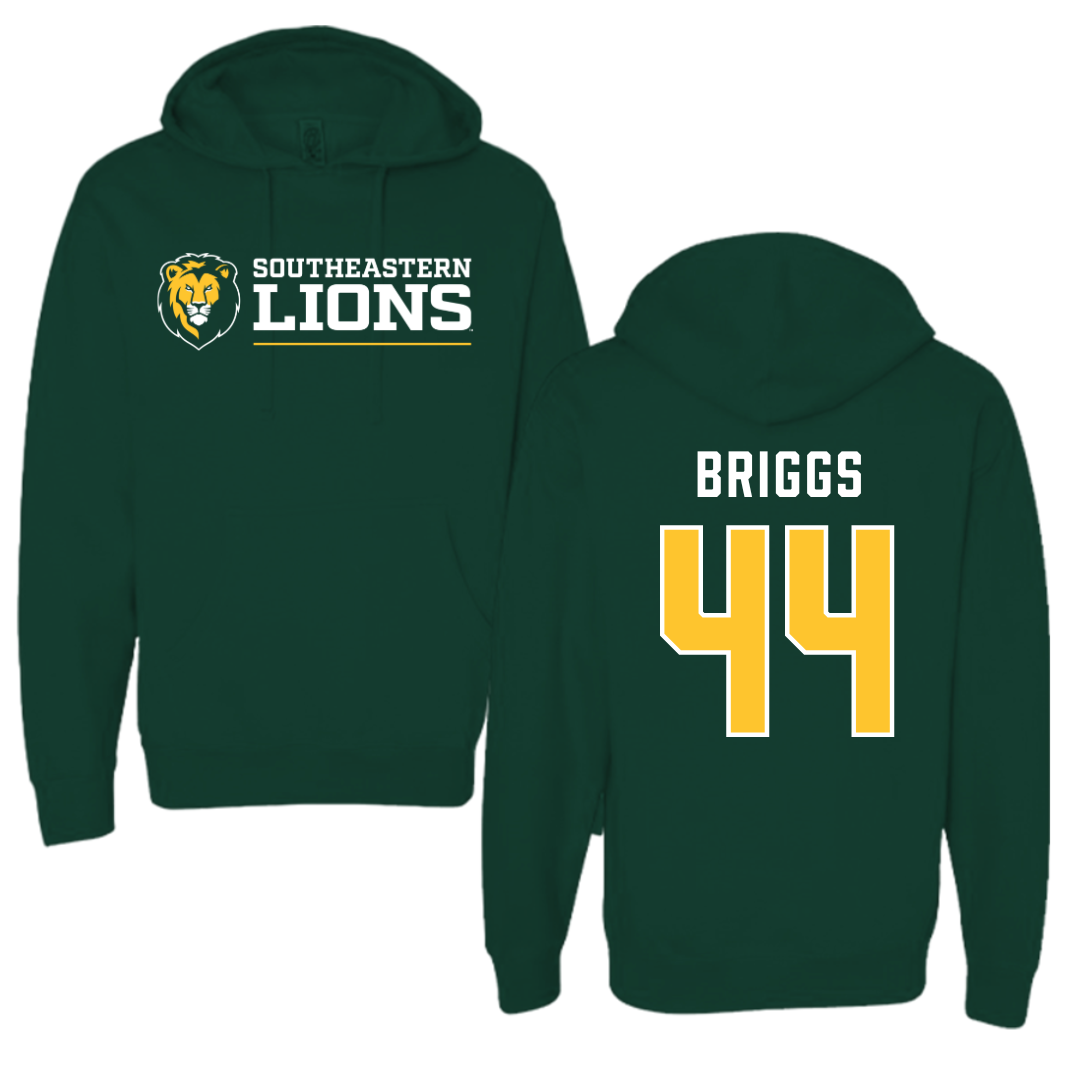 Southeastern Louisiana University Football Forest Green Hoodie  - #44 Connor Briggs