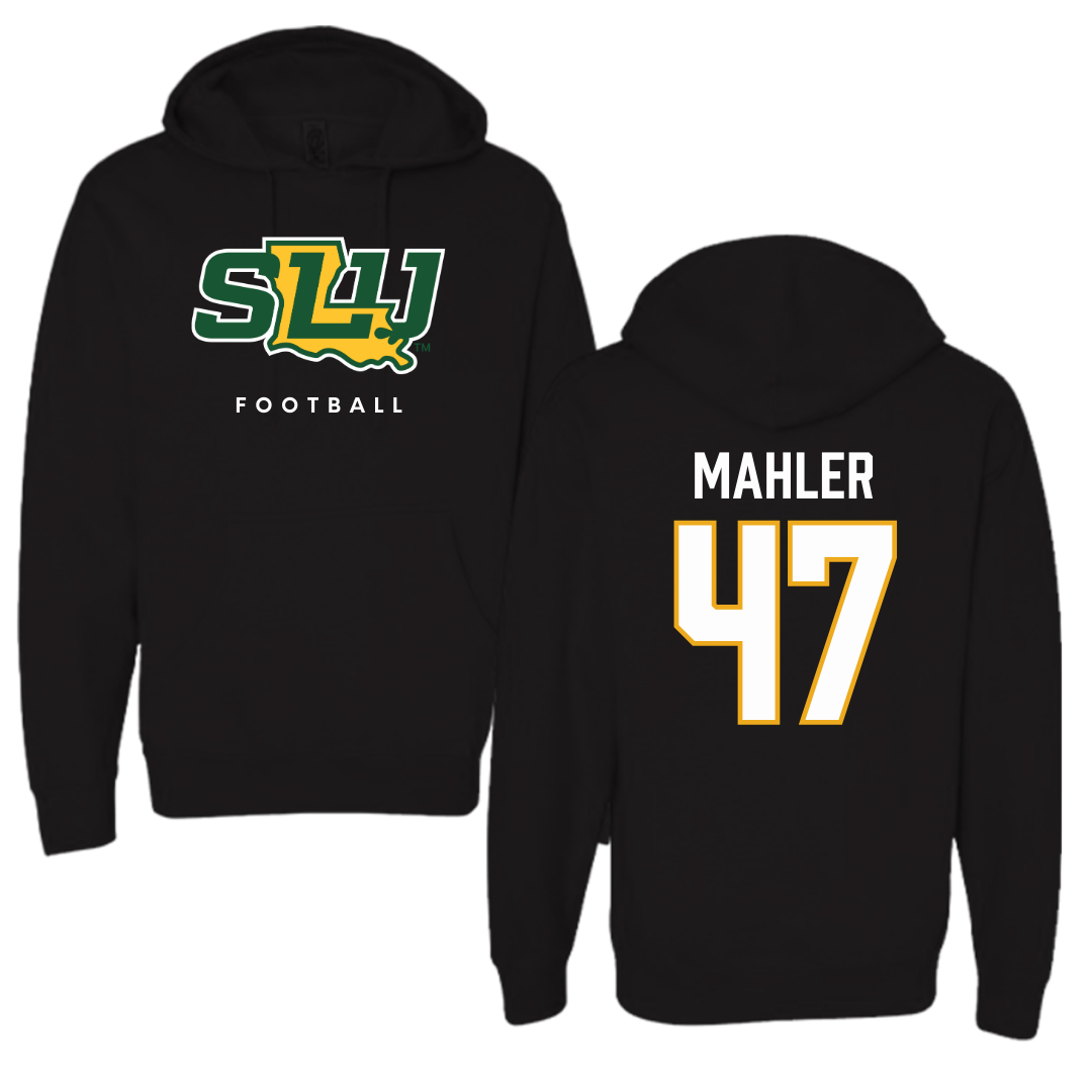 Southeastern Louisiana University Football Black Hoodie  - #47 Alec Mahler