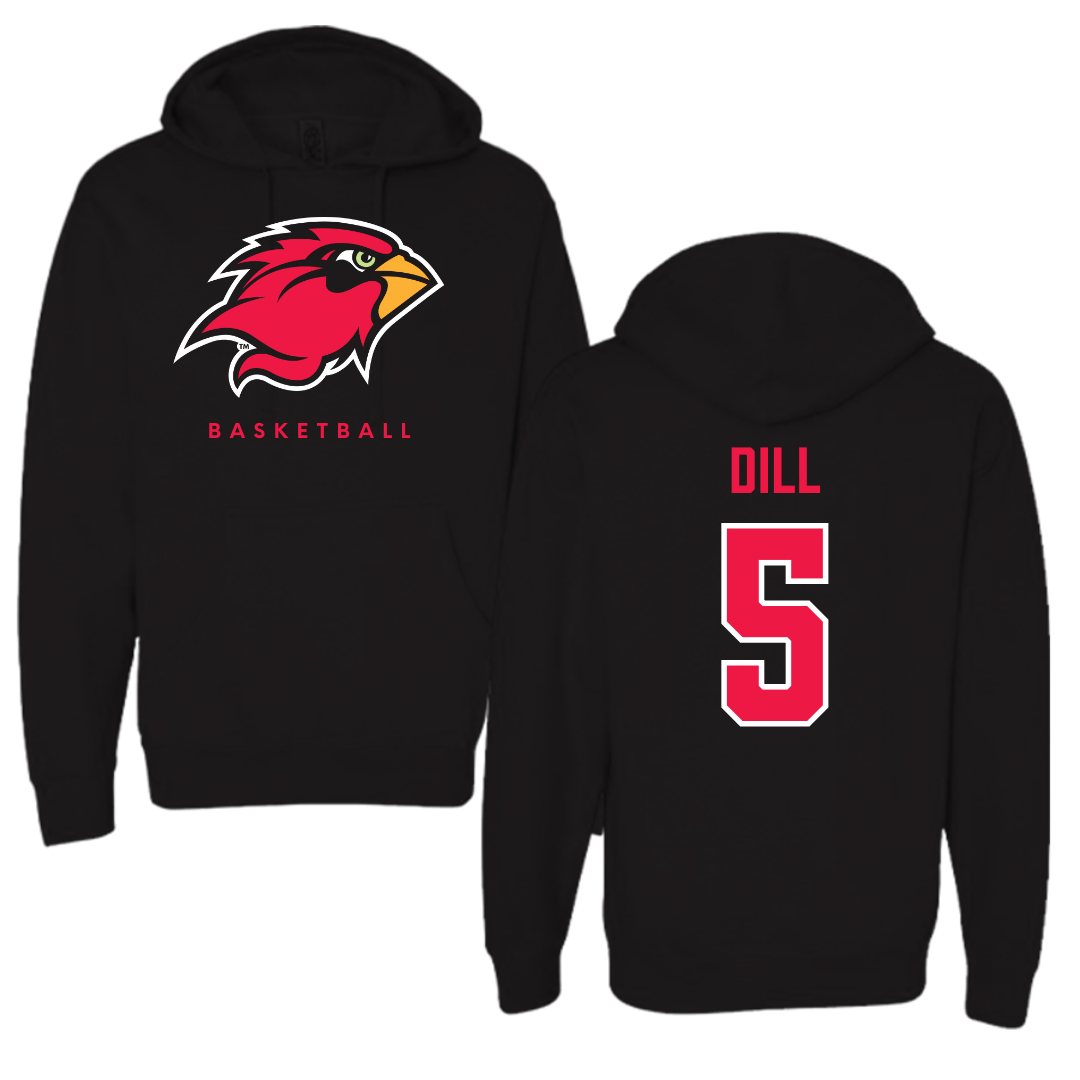 Lamar University Basketball Black Hoodie  - #5 Cameron Dill