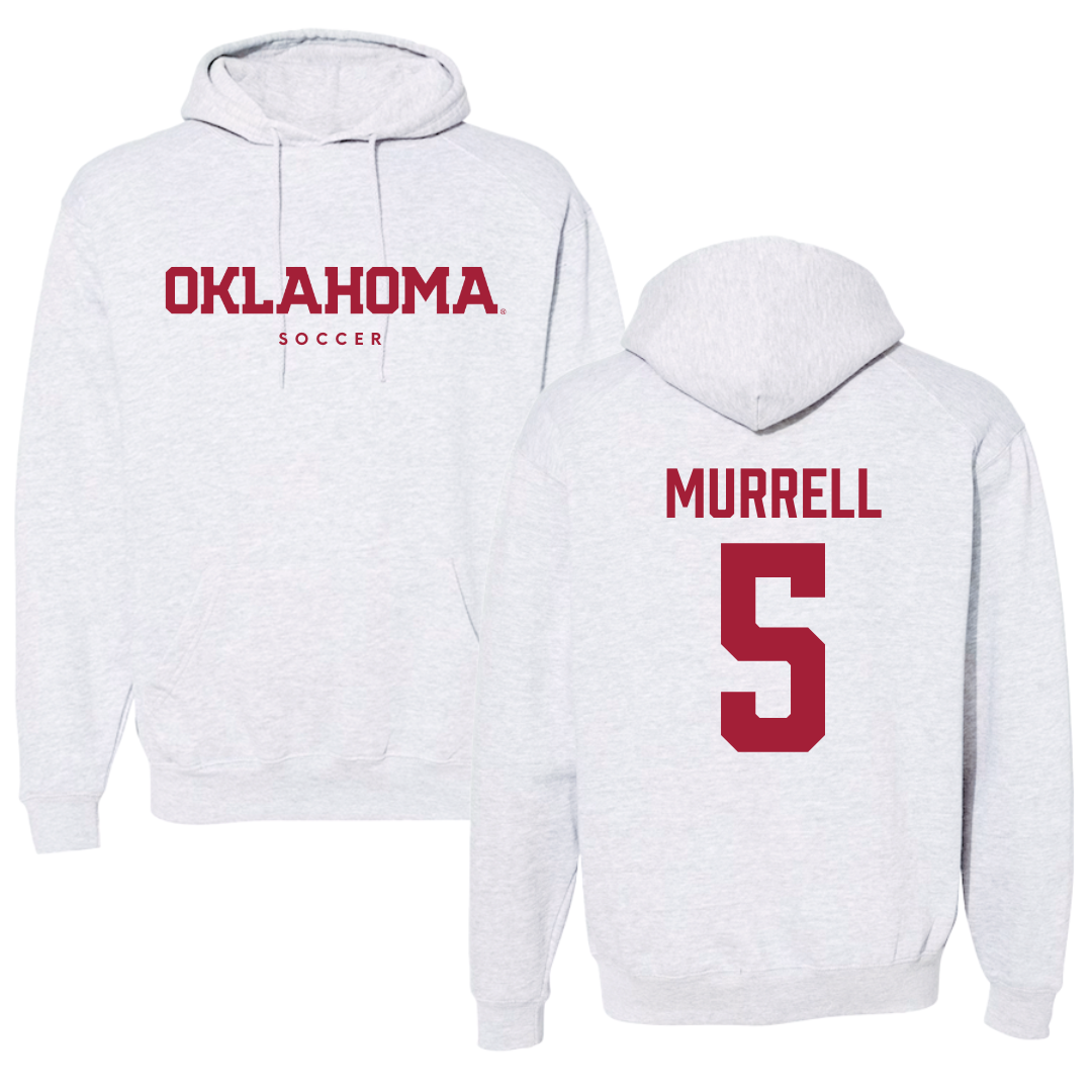 University of Oklahoma Soccer Gray Hoodie  - #5 Hadley Murrell