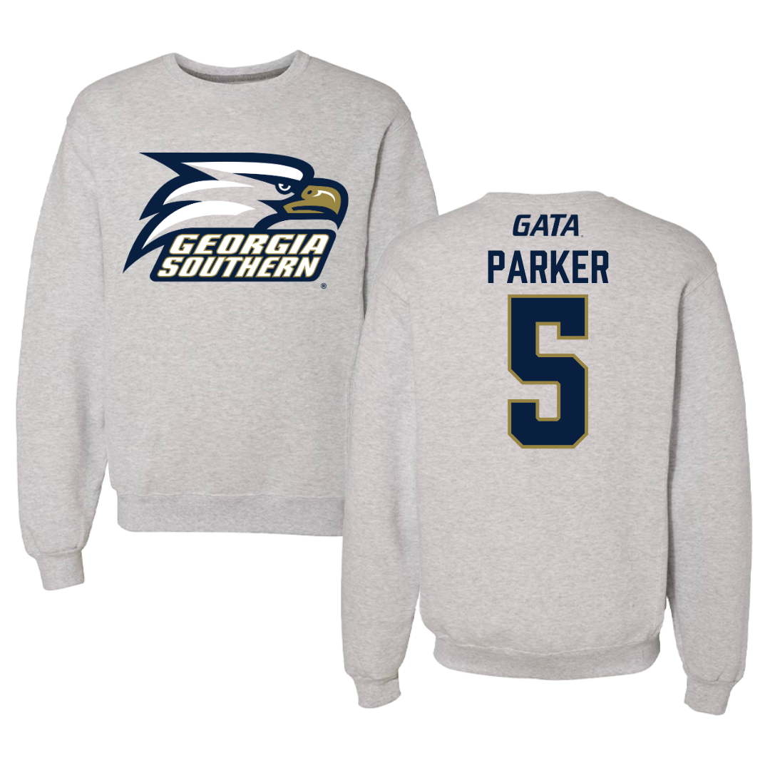 Georgia Southern University Baseball Gray Crewneck  - #5 Cade Parker
