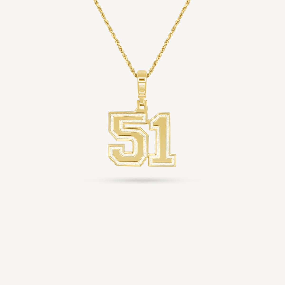 Gold Presidents Pendant and Chain - #51 Matt Constantinides