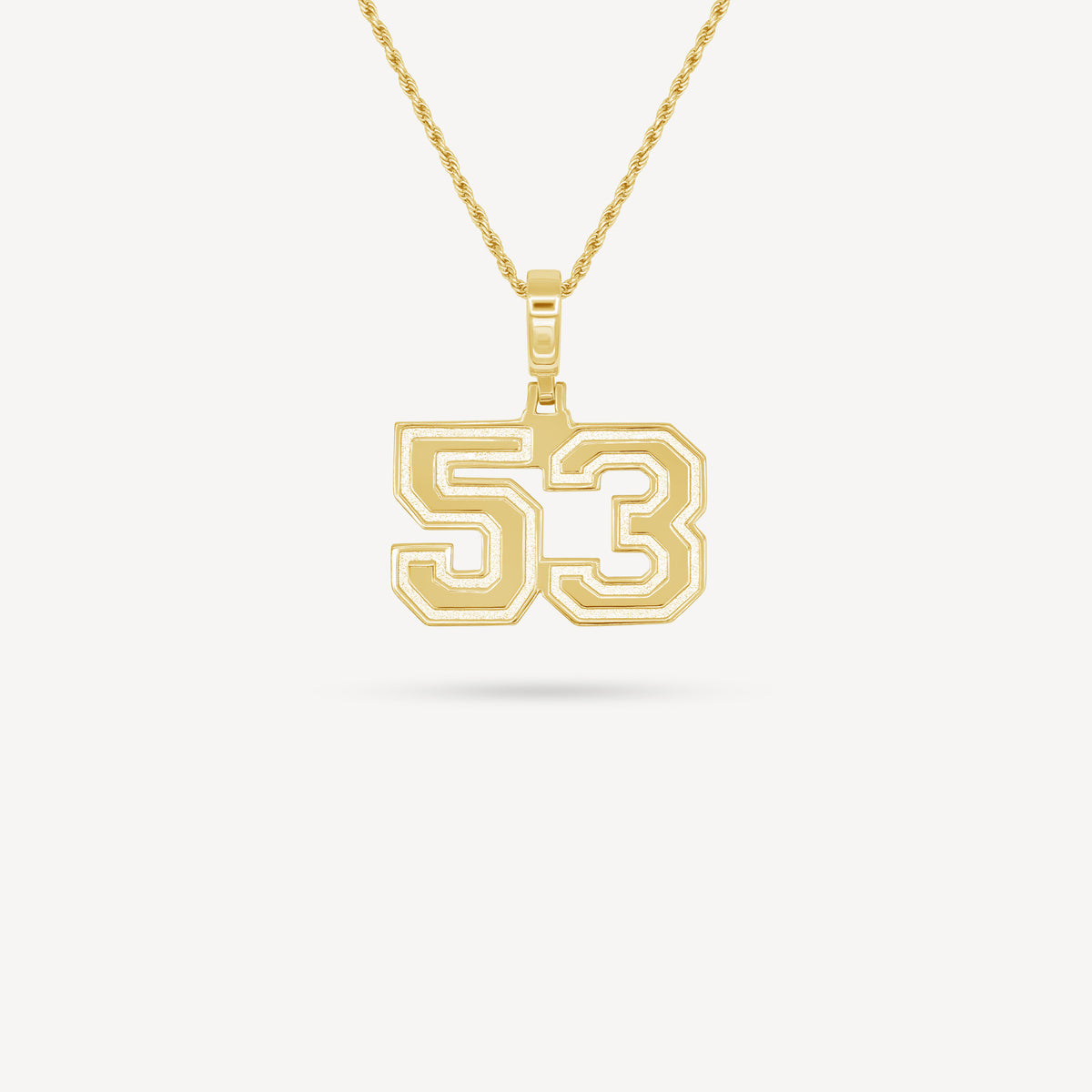 Gold Presidents Pendant and Chain - #53 Christian Bates