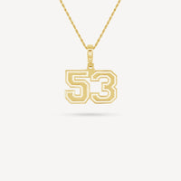 Gold Presidents Pendant and Chain - #53 Richard Thomas Jr
