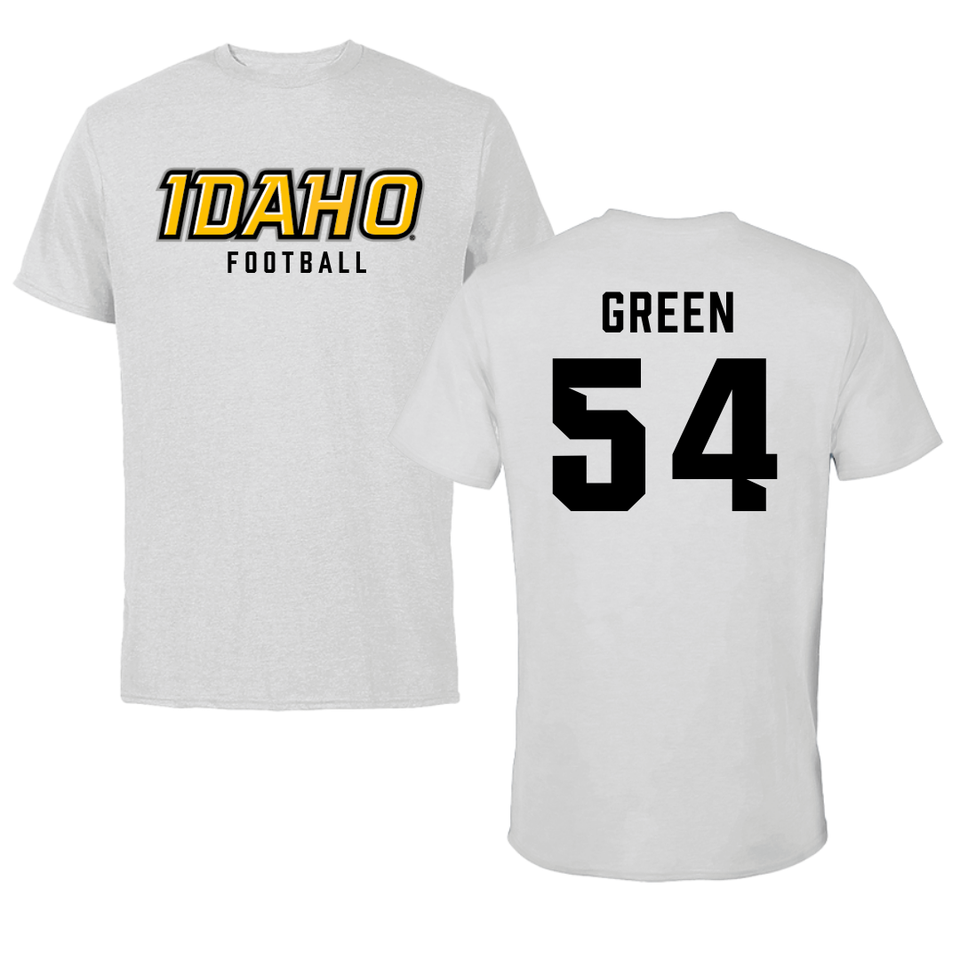 University of Idaho Football Gray Tee - #54 Alex Green