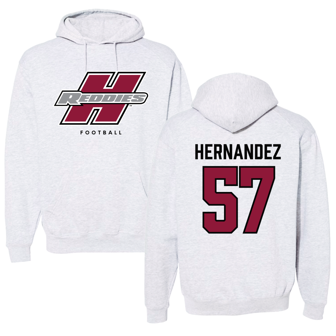 Henderson State University Football Gray Hoodie  - #57 Gabe Hernandez