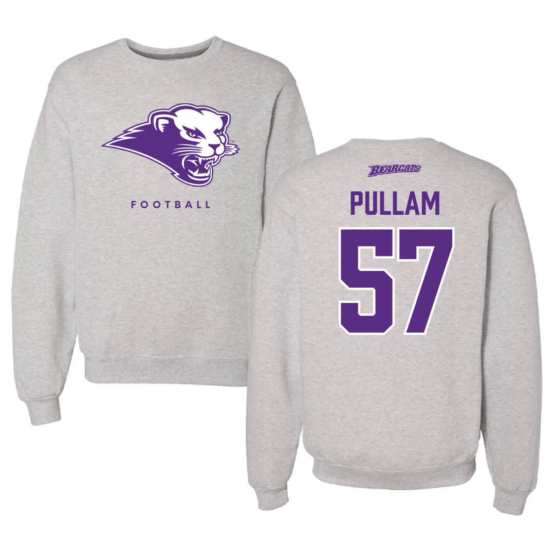 Southwest Baptist University Football Gray Crewneck  - #57 Landon Pullam
