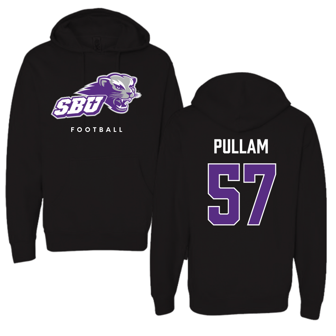 Southwest Baptist University Football Black Hoodie  - #57 Landon Pullam