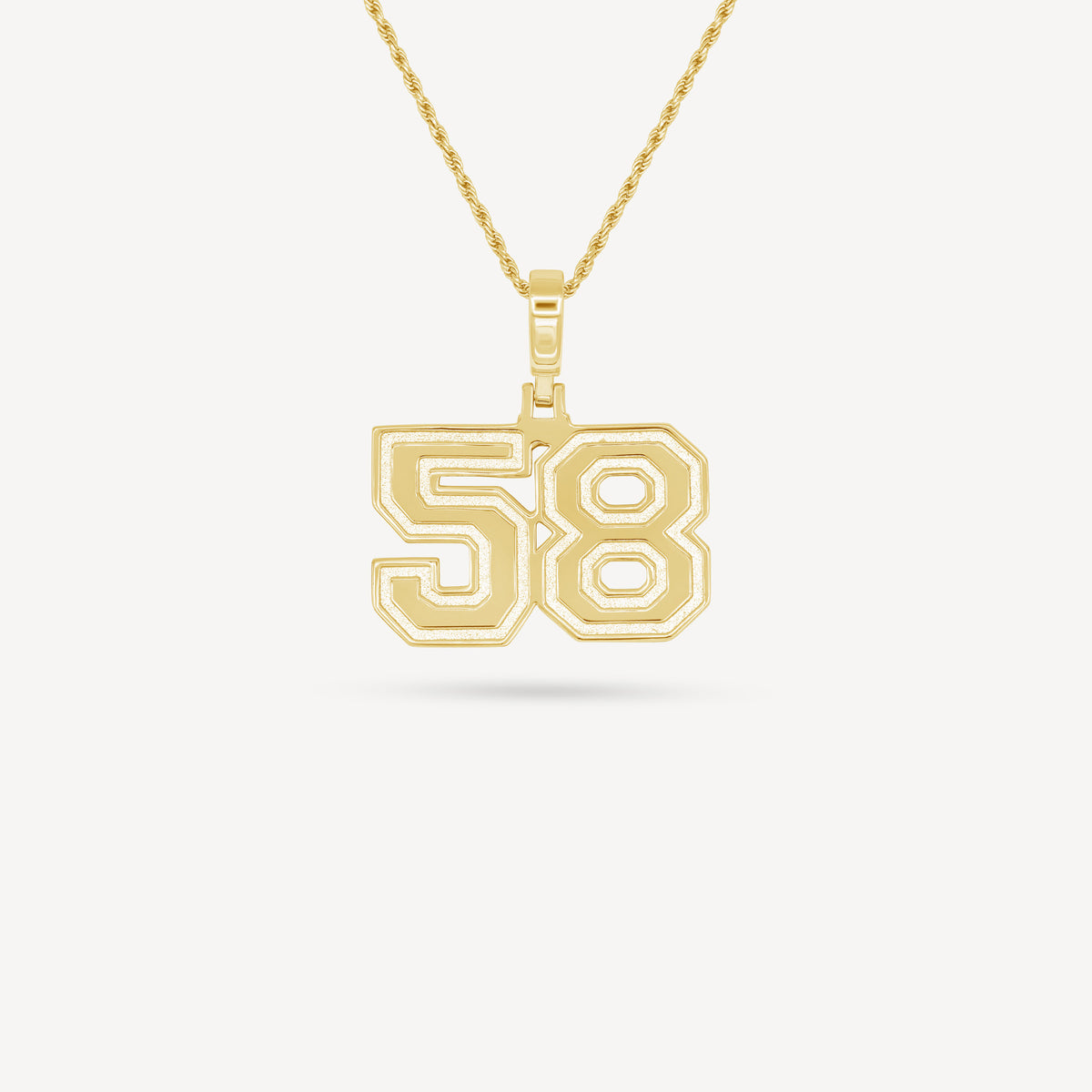 Gold Presidents Pendant and Chain - #58 Coby James