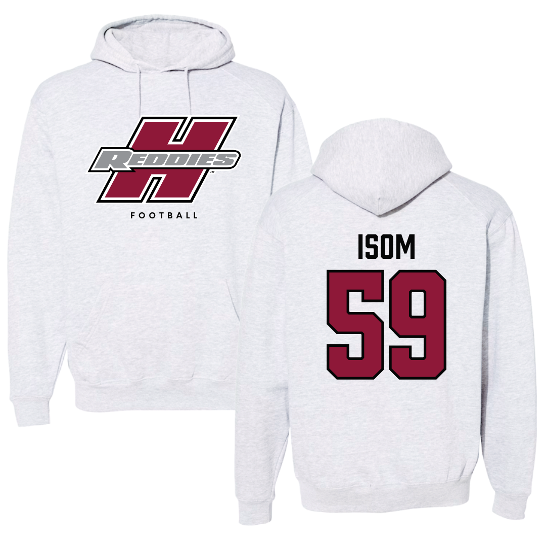 Henderson State University Football Gray Hoodie  - #59 Alexander Isom