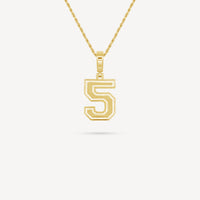Gold Presidents Pendant and Chain - #5 Deaja Richardson