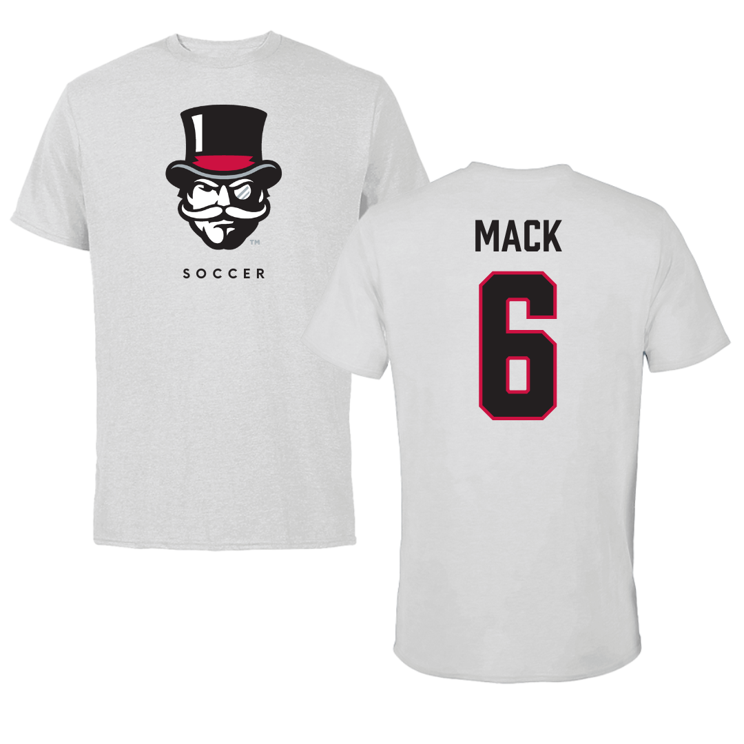 Austin Peay State University Soccer Gray Mascot Tee - #6 Aniyah Mack