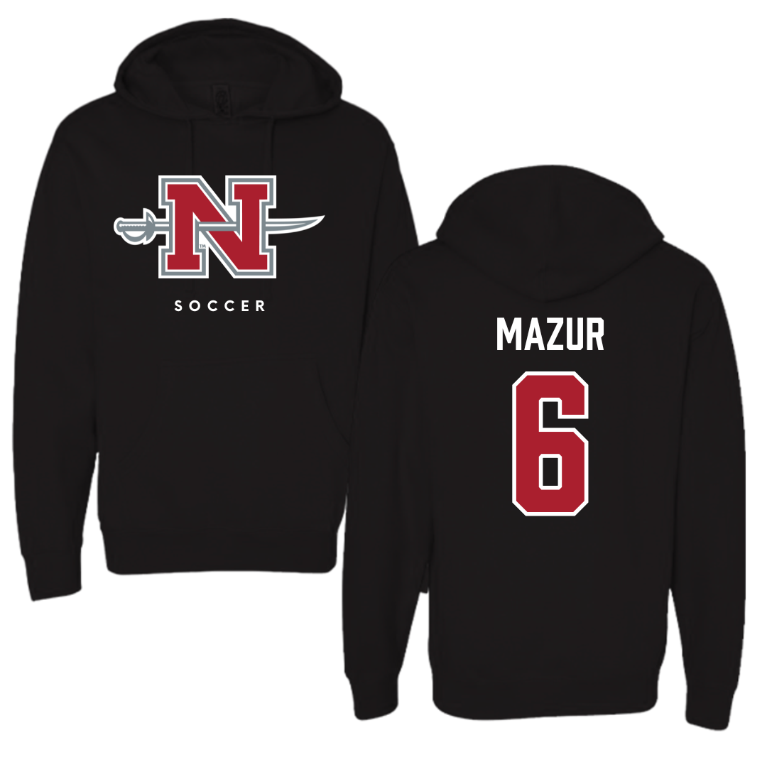 Nicholls State University Soccer Black Hoodie  - #6 Lillie Mazur