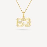 Gold Presidents Pendant and Chain - #63 Yann Lekomo