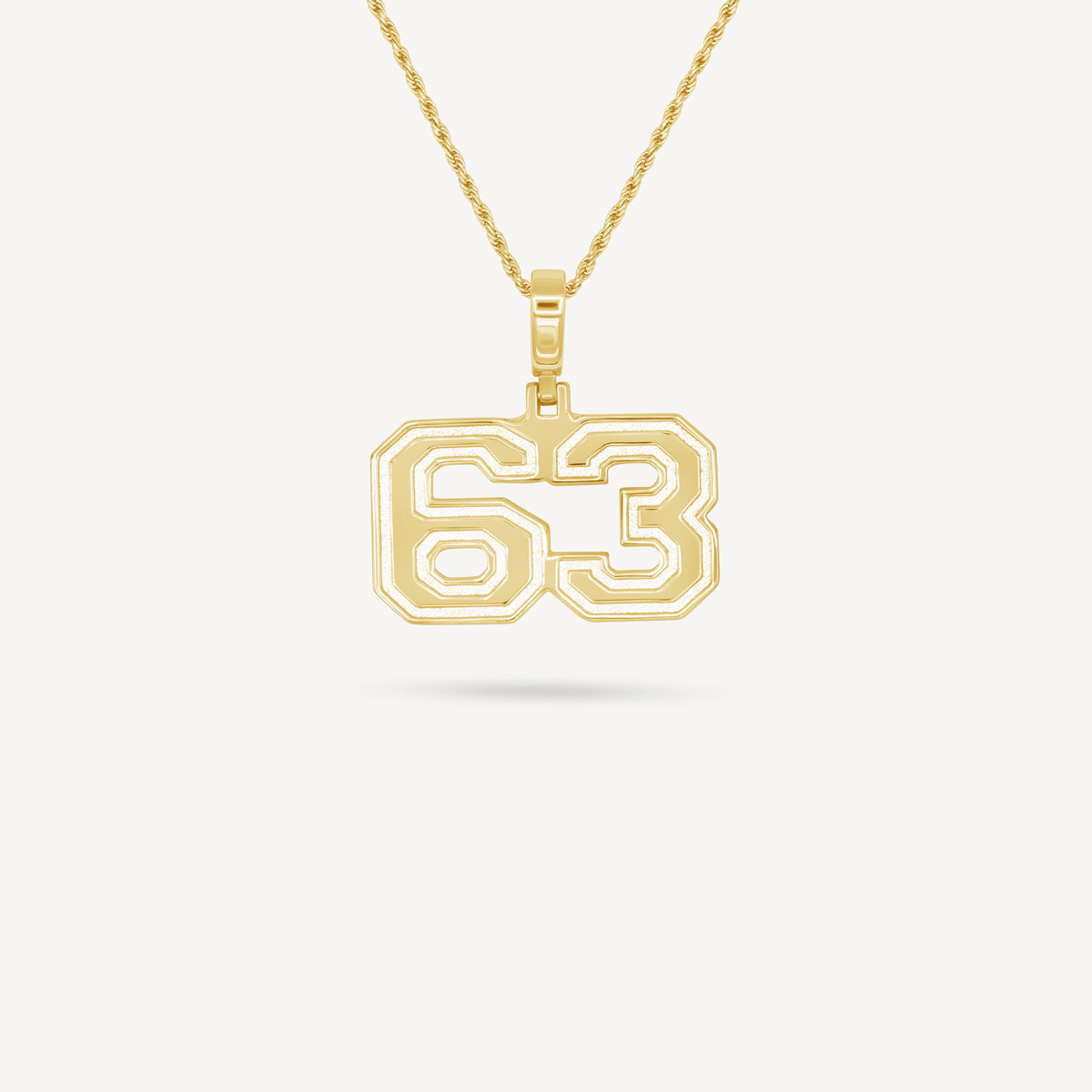 Gold Presidents Pendant and Chain - #63 Donovan Haslam
